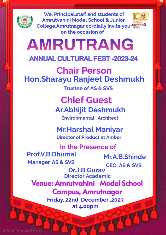 Amrutvahini Sheti and Shikshan Vikas Sanstha, Amrutnagar, Sangamner ...